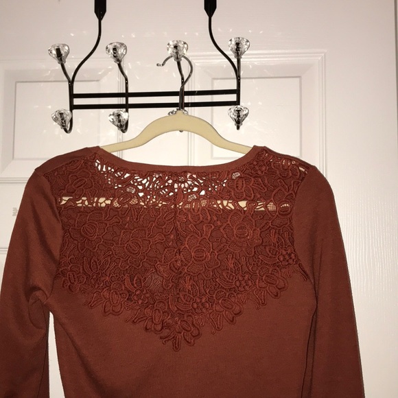 Dark Orange Sweater - Picture 3 of 3